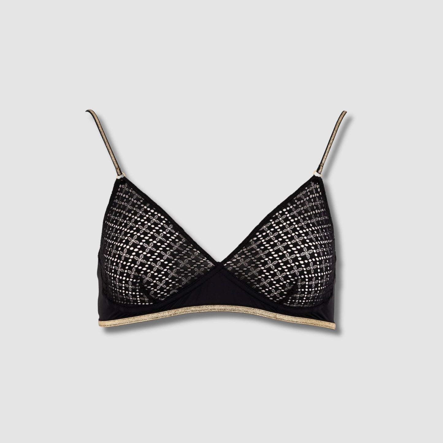 Poppy Bra Dark Squares
