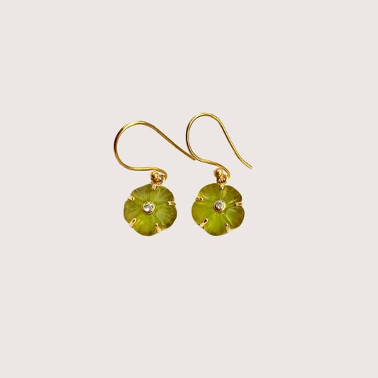 IRIS EARRINGS PERIDOT