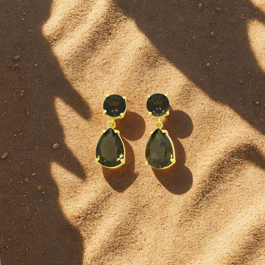 Lilibet Earrings Smoky Quartz