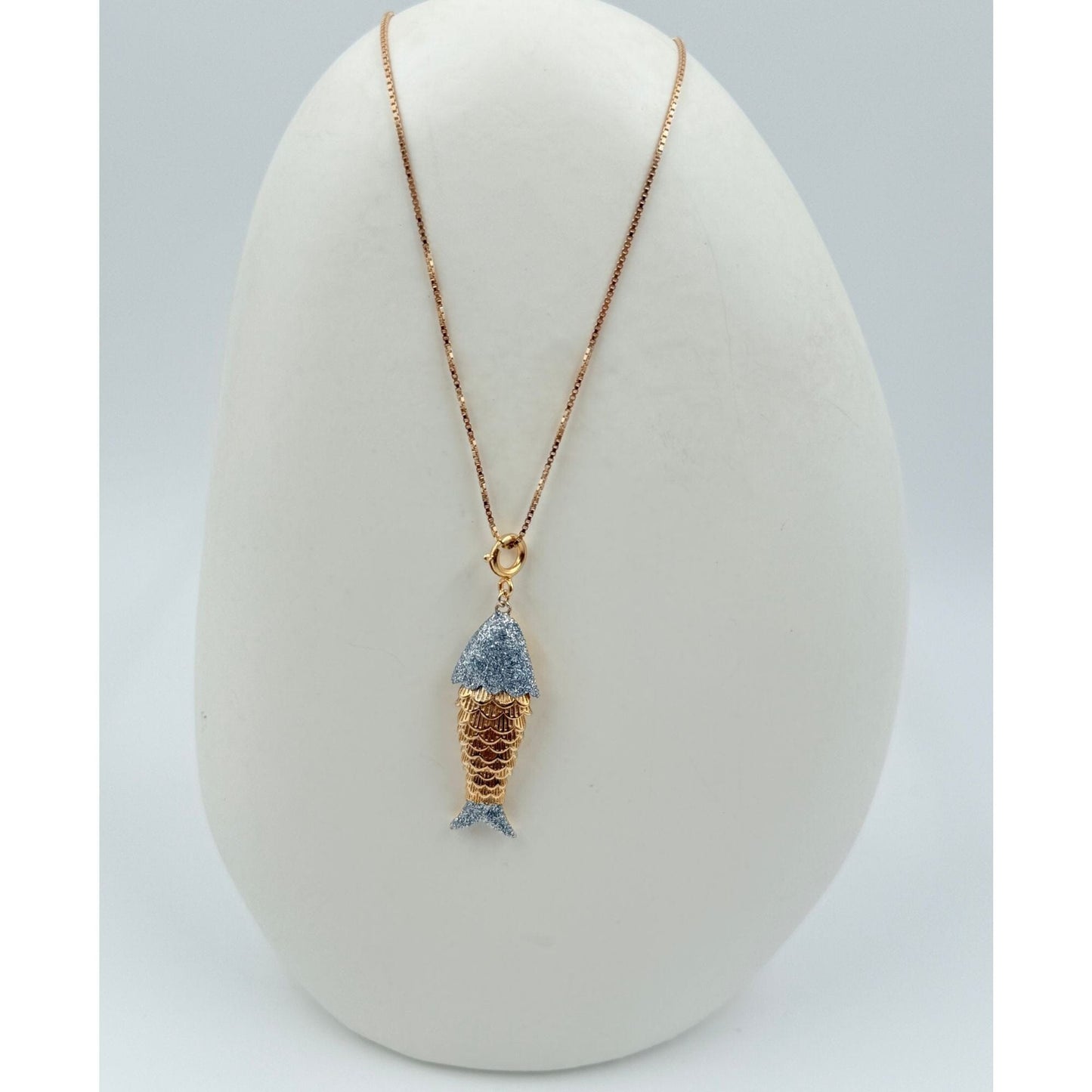 FISH NECKLACE DIAMOND