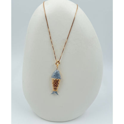 FISH NECKLACE DIAMOND