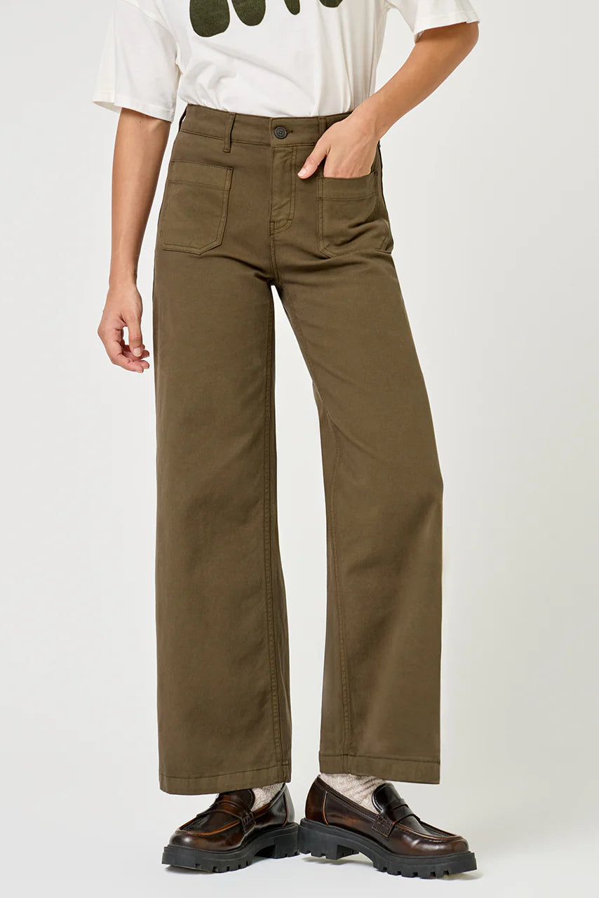 LUCIA WIDE PANTS FOREST