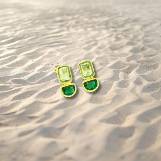 Meryl Earrings Green
