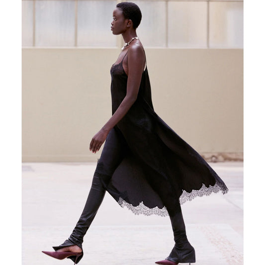 BALMA DRESS CHARCOAL