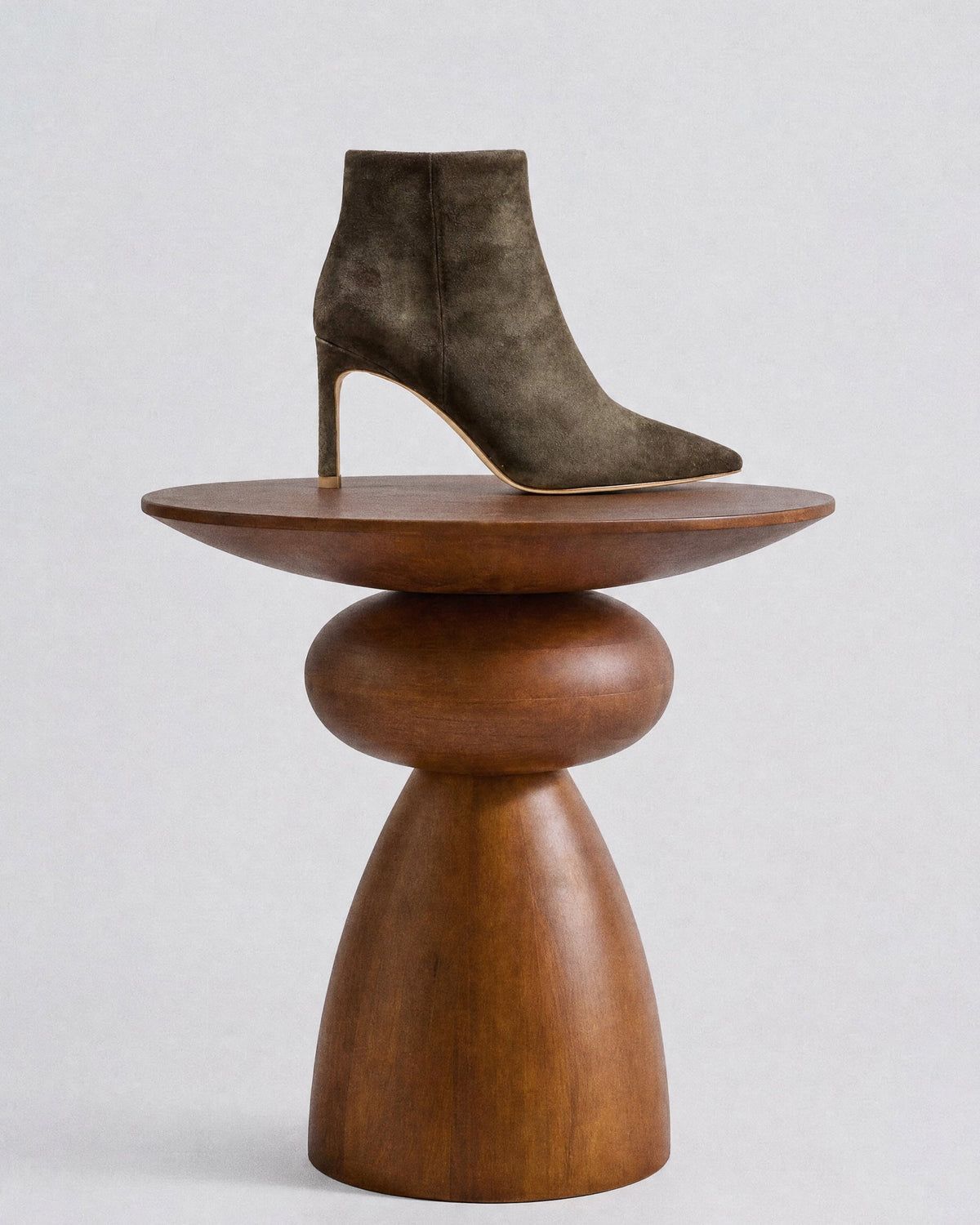 Noura Suede Ankle Boots Khaki – Mi/Mai