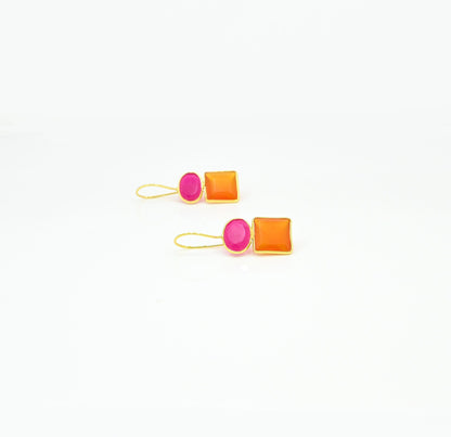 HIT ORANGE EARRINGS