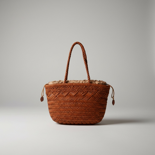 Formentera Leather Basket