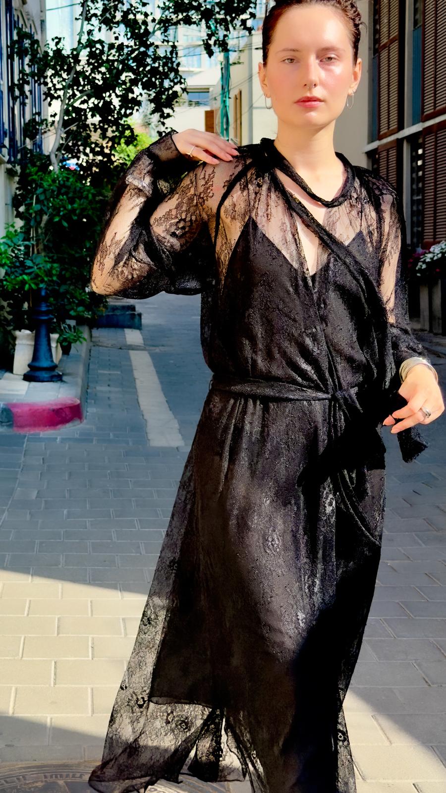 Lace Dress 15095 Black