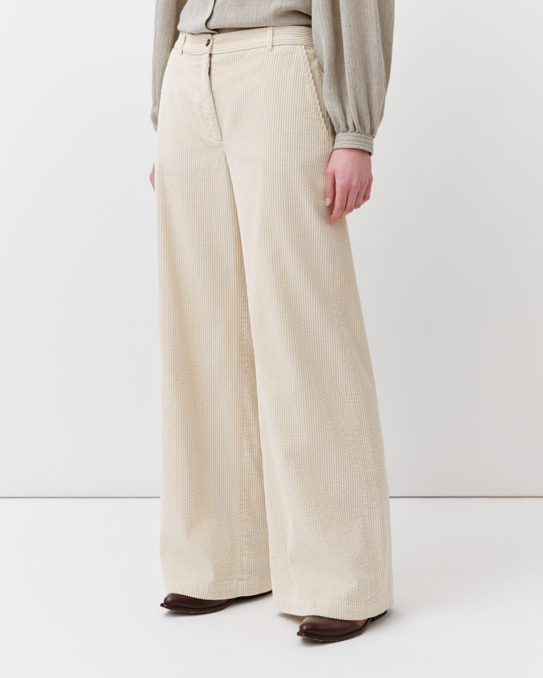 Piedro Corduroy Pants Ecru – Diega