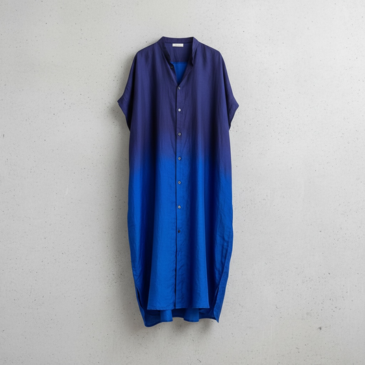 Sarah Dress Navy Ombre