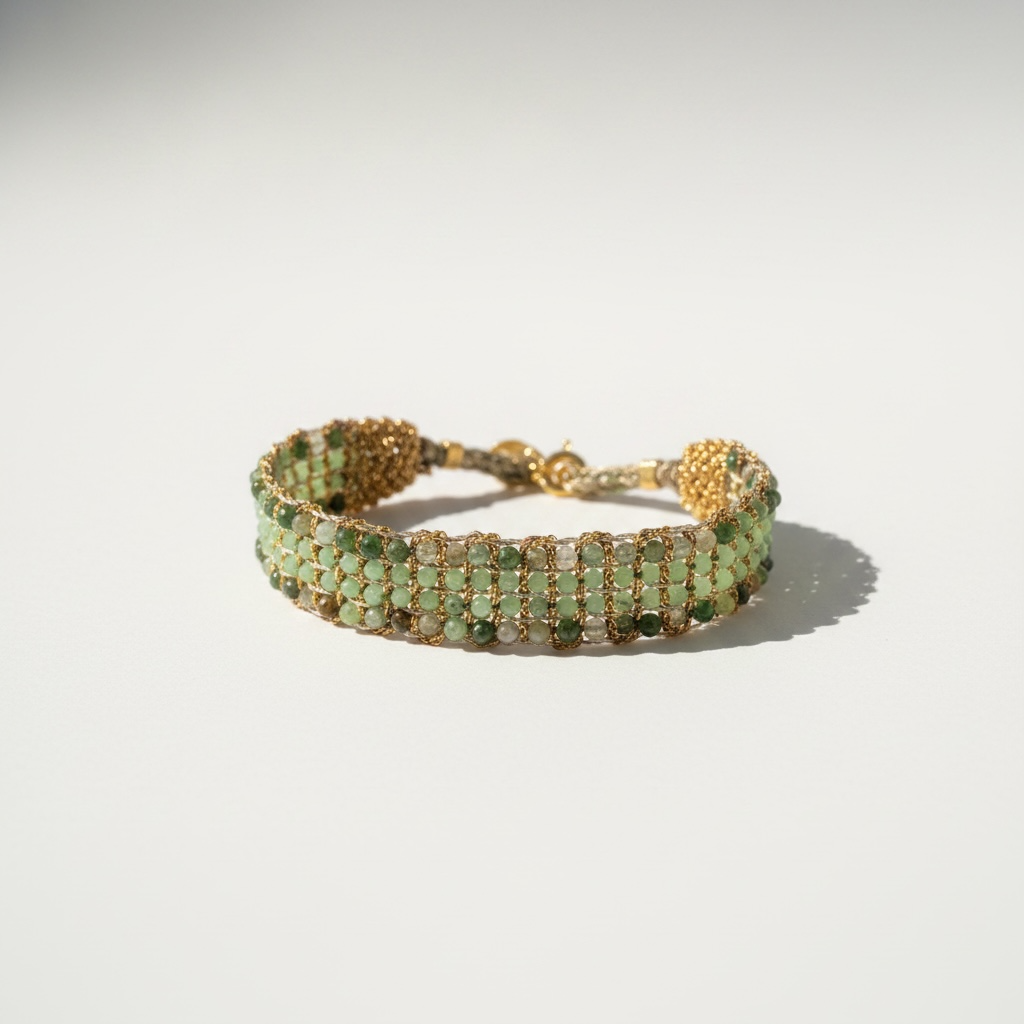 Jaipur Moss Agate Bracelet