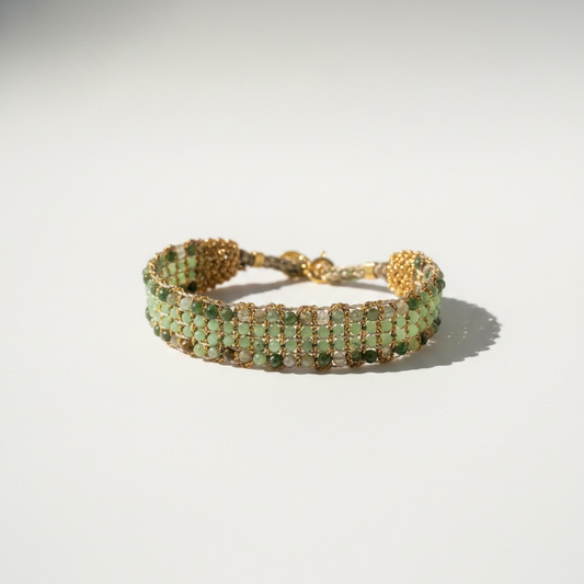 Jaipur Moss Agate Bracelet