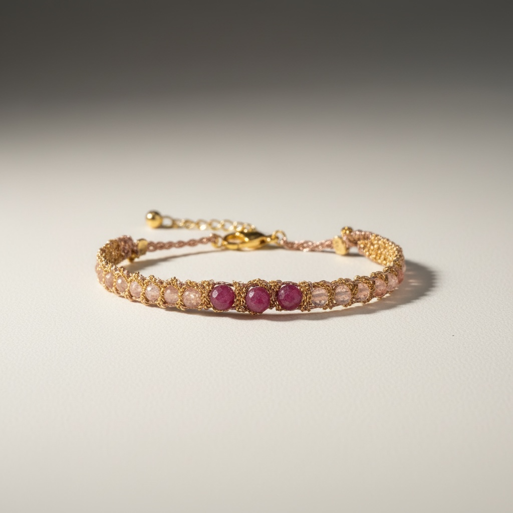Candy Bracelet Strawberry Quartz