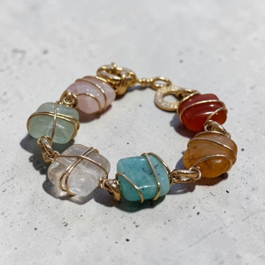 Rainbow Stones Bracelet