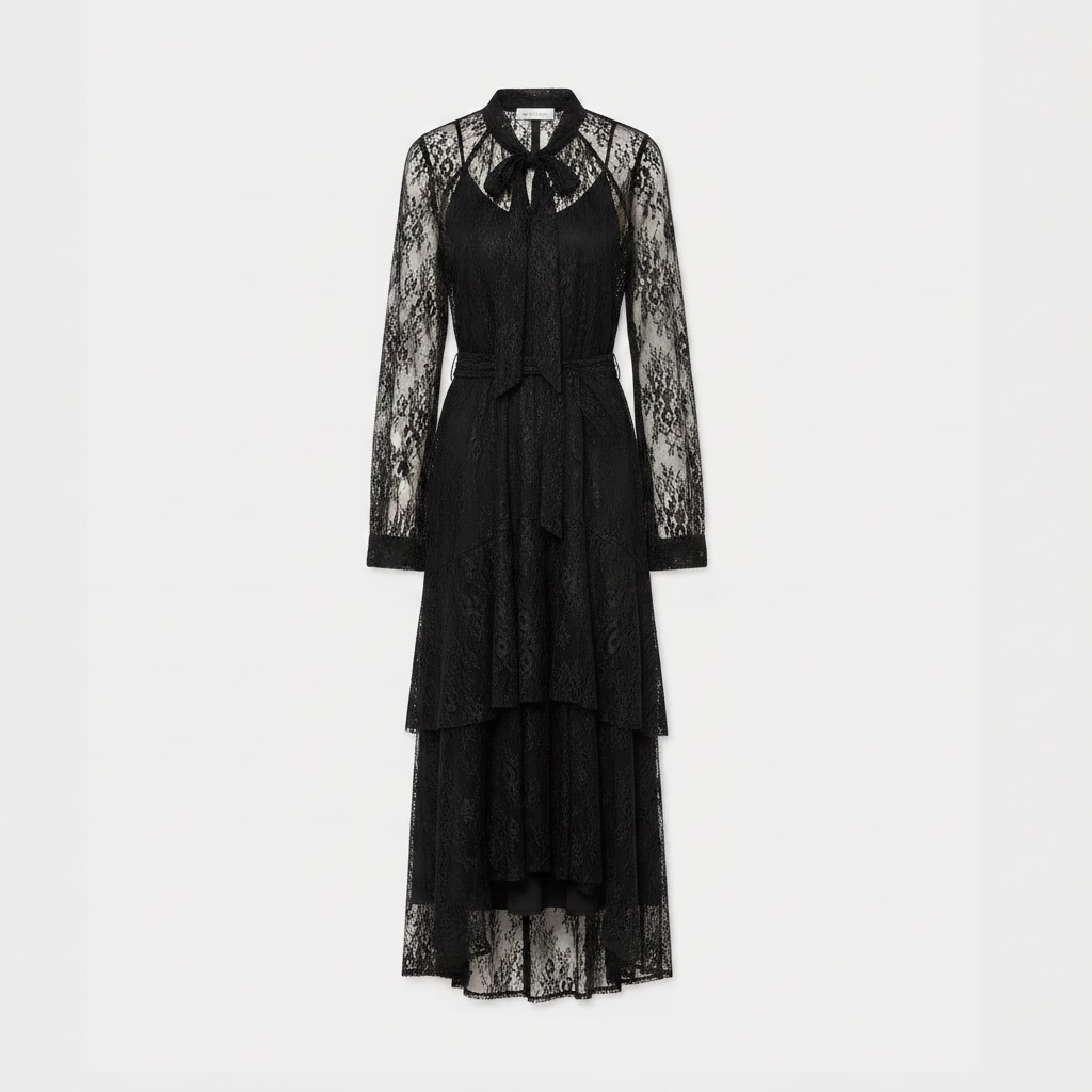 Lace Dress 15095 Black
