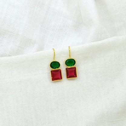 HIT GREEN EARRINGS