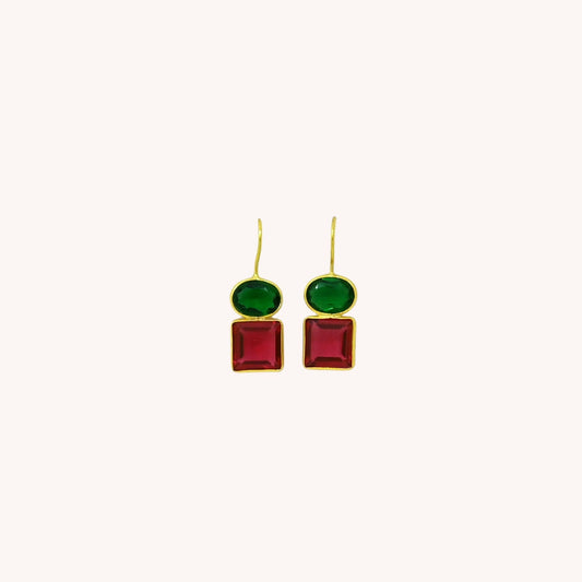 HIT GREEN EARRINGS