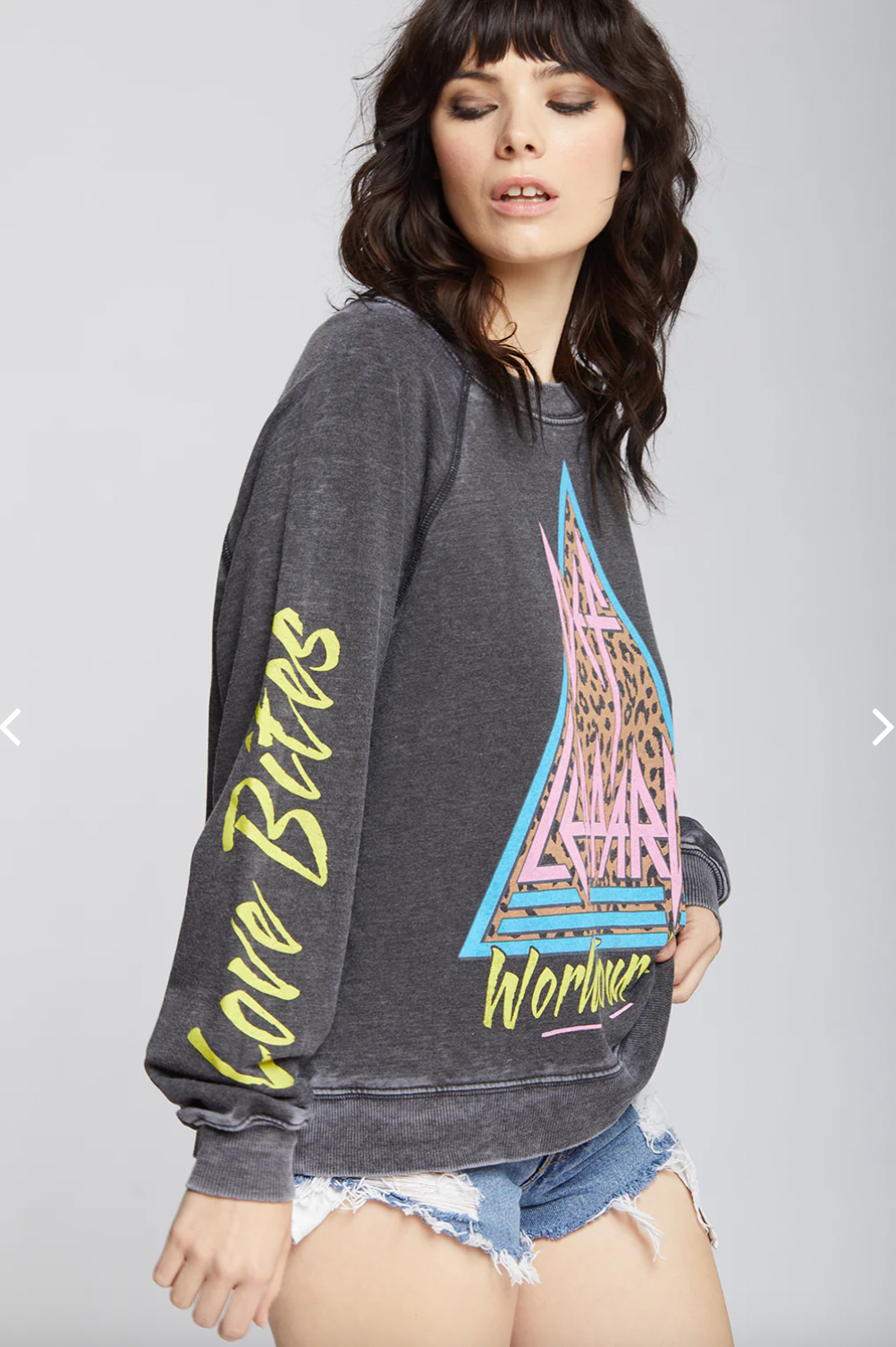 DEF LEPPARD SWEATSHIRT LEOPARD