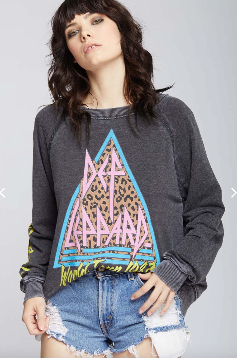 DEF LEPPARD SWEATSHIRT LEOPARD
