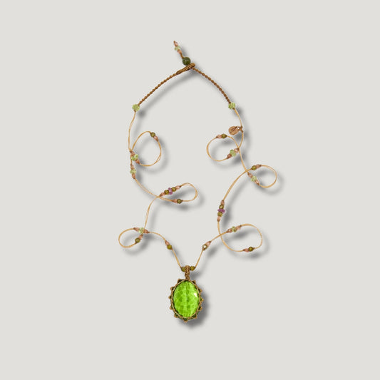 Indian Glass Tibetan Necklace