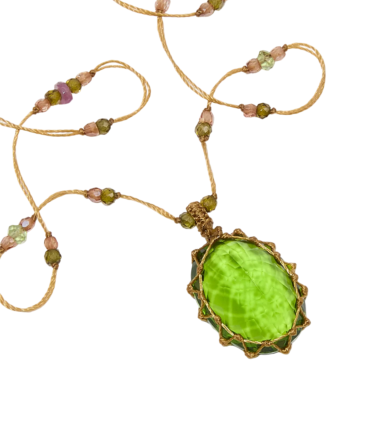 Indian Glass Tibetan Necklace