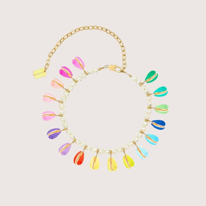 MULTICOLOR SHELL NECKLACE