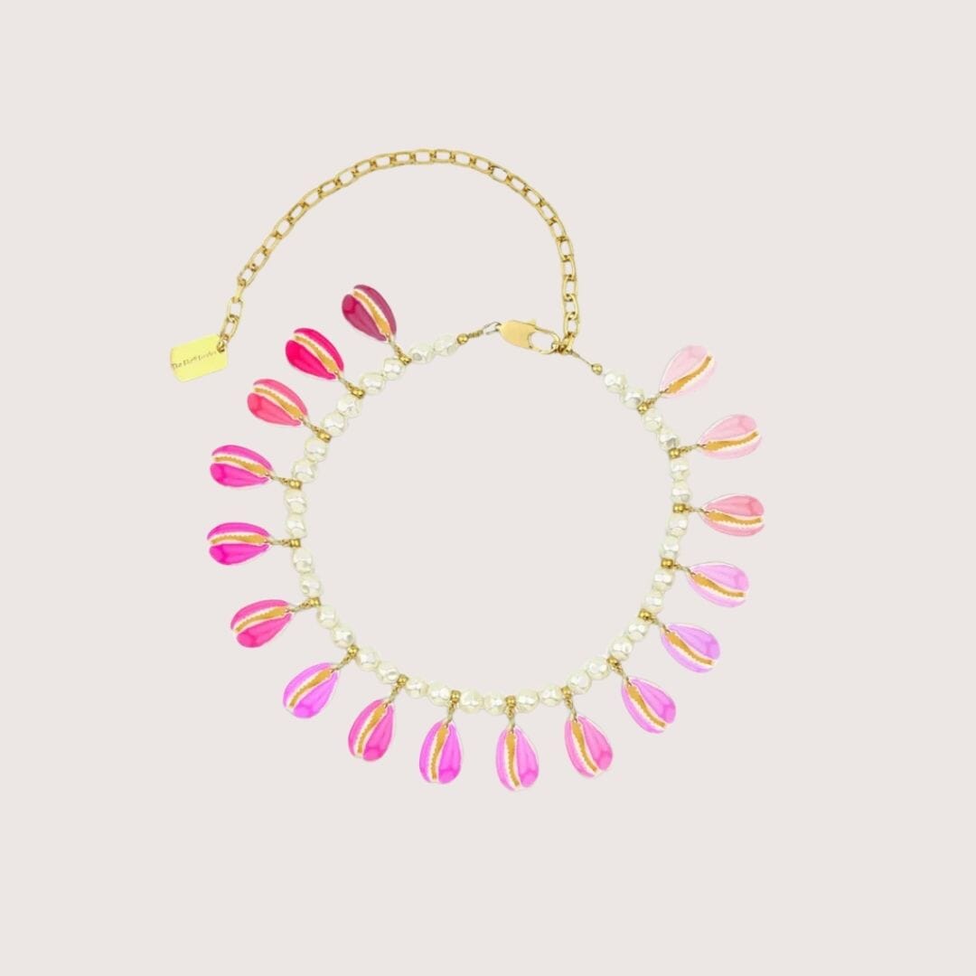 PINK SHELL NECKLACE