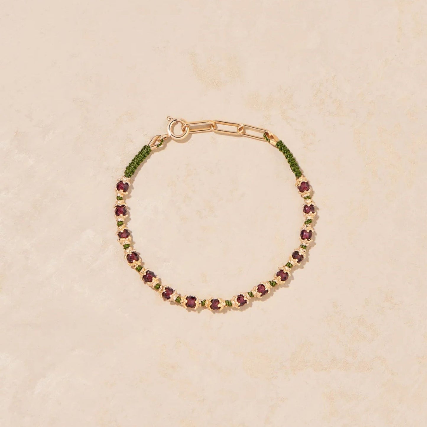KAMILAH BRACELET GARNETS