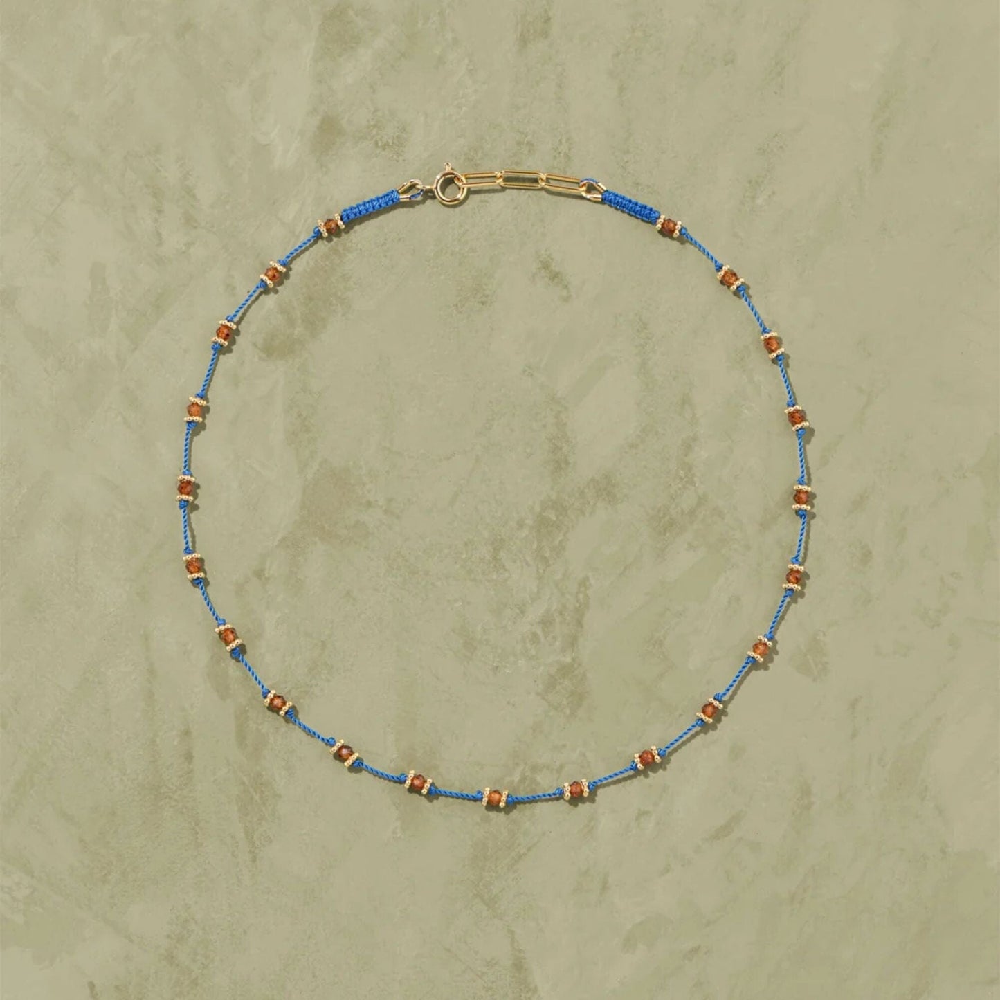 LOTUS NECKLACE BLUE