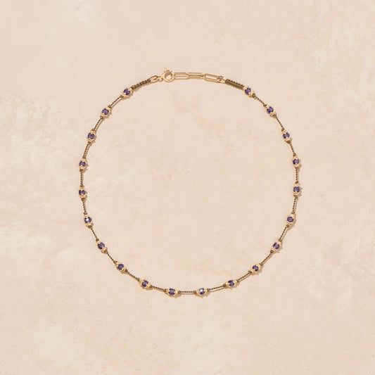 PEONY NECKLACE AMETHYST