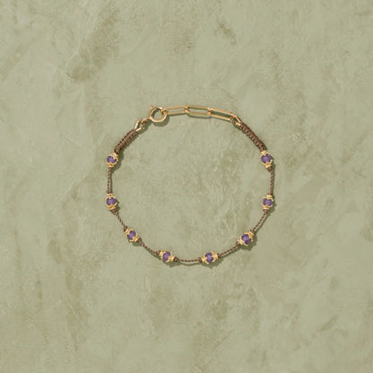 PEONY BRACELET AMETHYST