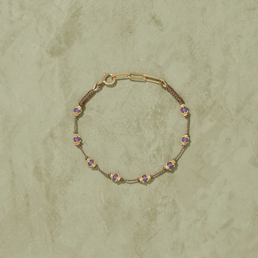 PEONY BRACELET AMETHYST