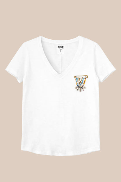PIN T-SHIRT WHITE