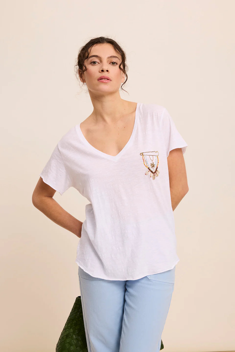 PIN T-SHIRT WHITE