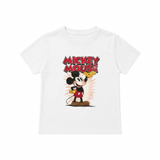 Mickey Mouse T-Shirt White – FIVE