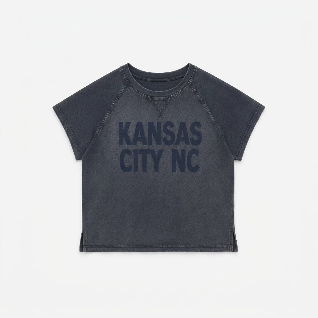 Kansas T-Shirt Navy – FIVE