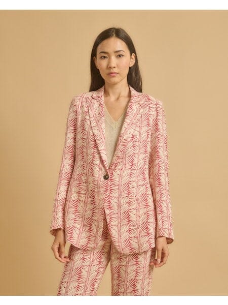 VEPO JACKET PINK PRINT