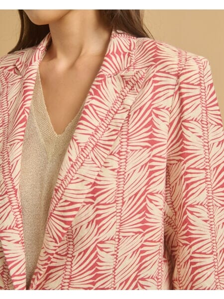 VEPO JACKET PINK PRINT