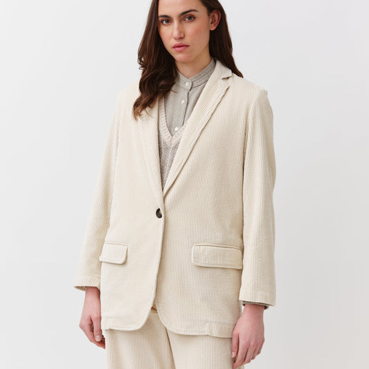 Vouzio Corduroy Jacket Ecru – Diega