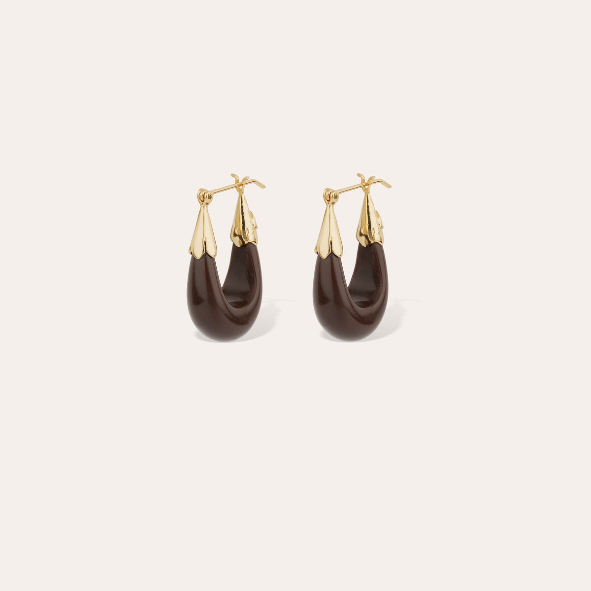 Ecume Brown Earrings
