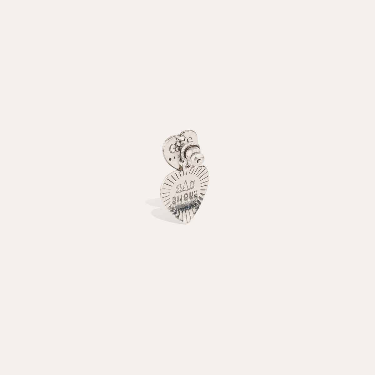 Love Mini Silver Earrings