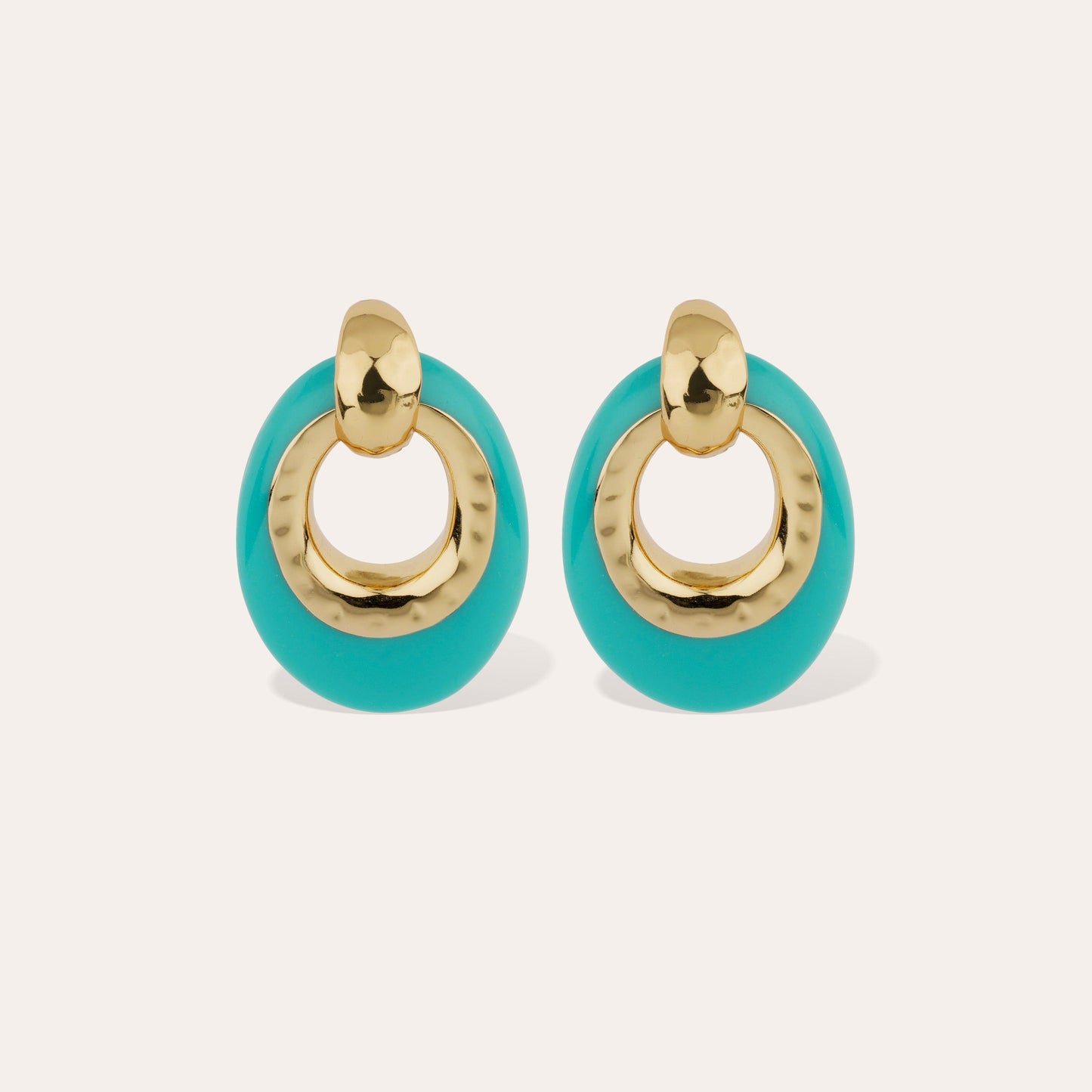 Selva Large Earrings Turquoise