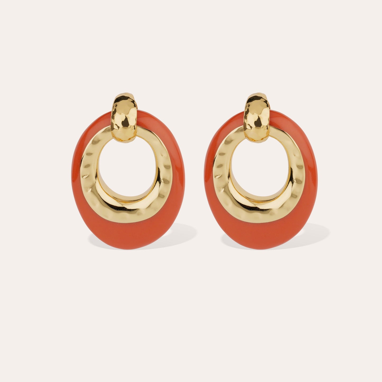 Selva Small Earrings Coral