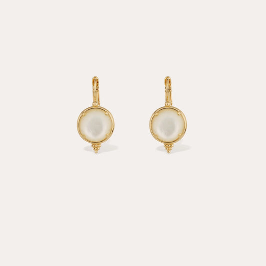 Serti Pearl Earrings