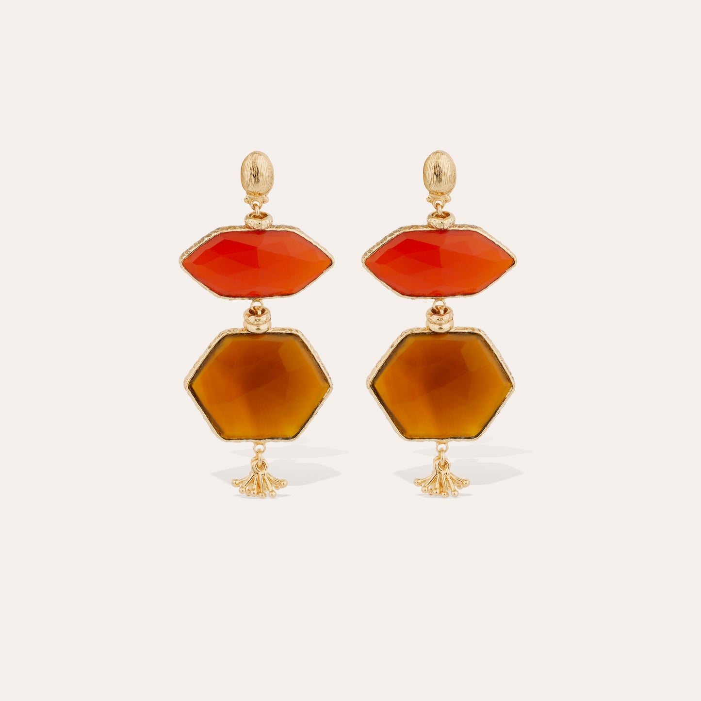 Silenza Earrings Cornalian