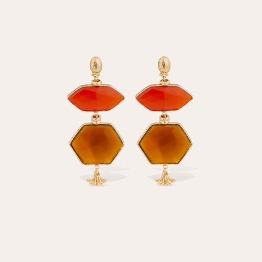 Silenza Earrings Cornalian