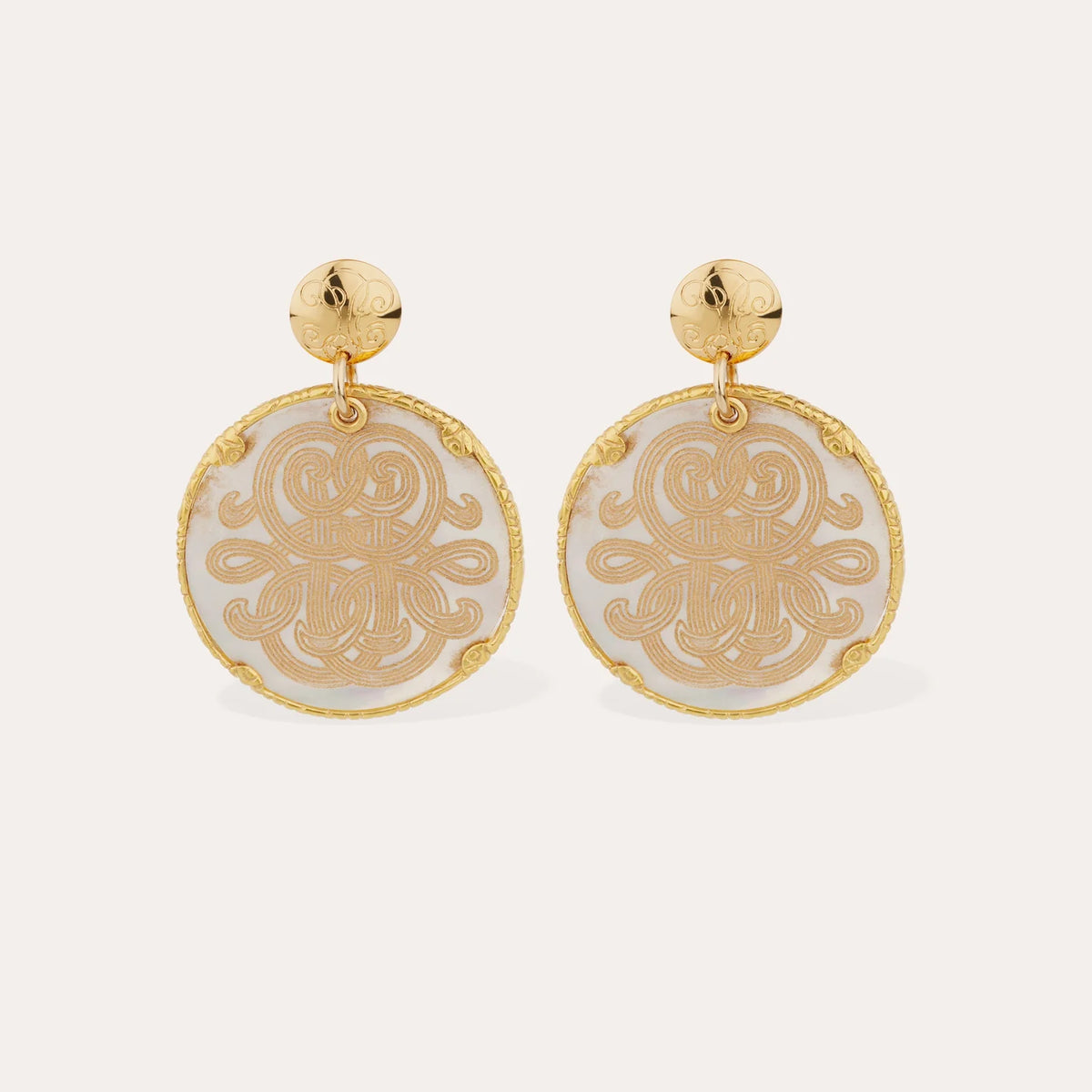Sun Diva Large Earrings