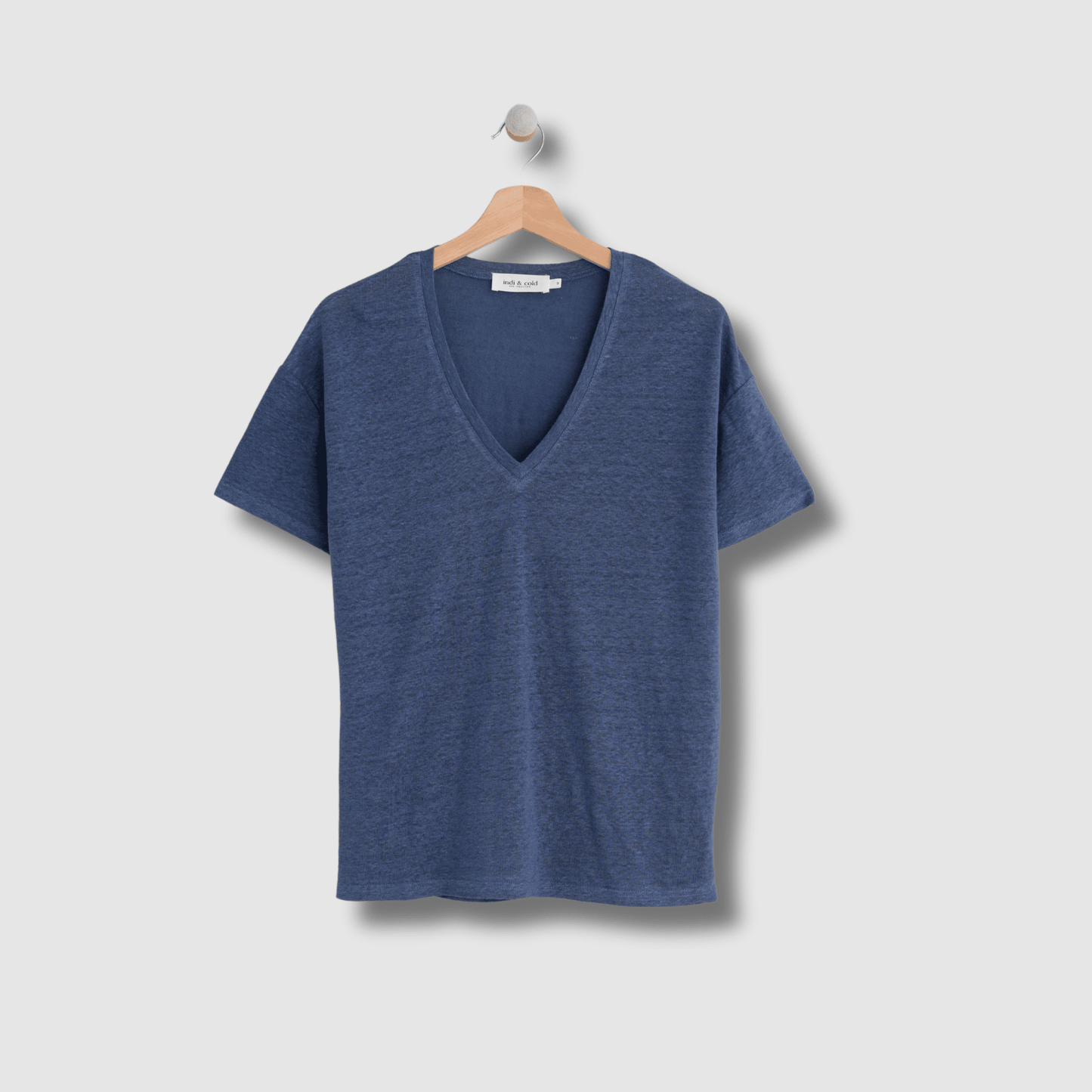 LINEN V T-SHIRT