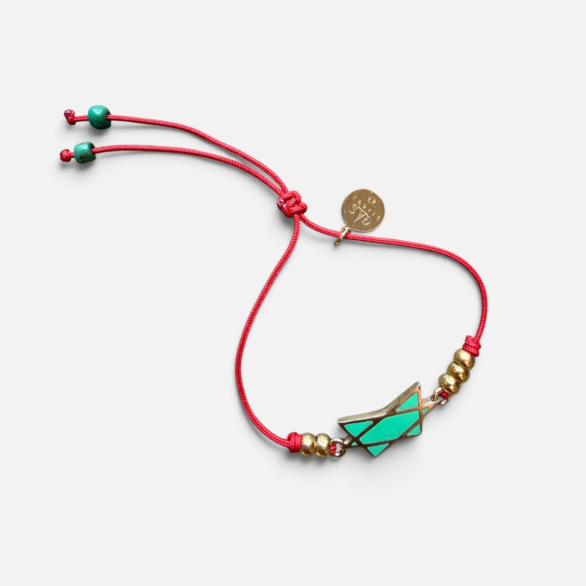Bella Judaica Charms Bracelet Red