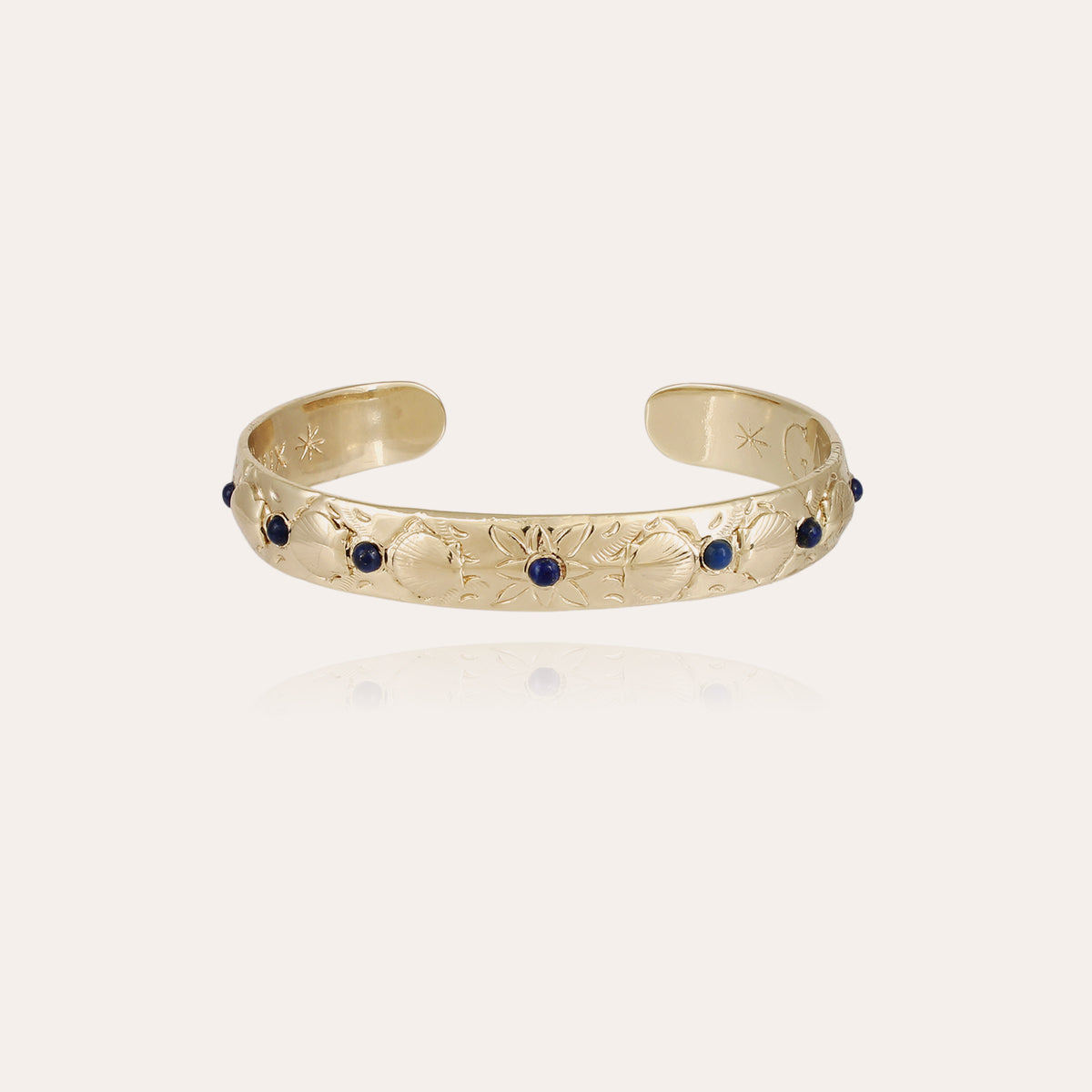 Coki Cabochon Bangle Gold